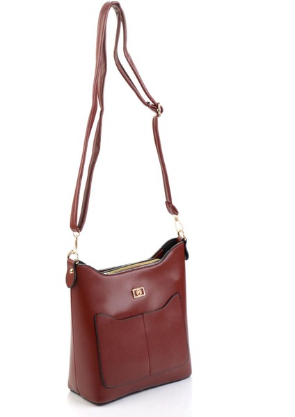 Bordo Kadın Omuz Çantası C06650265909 fiyatları