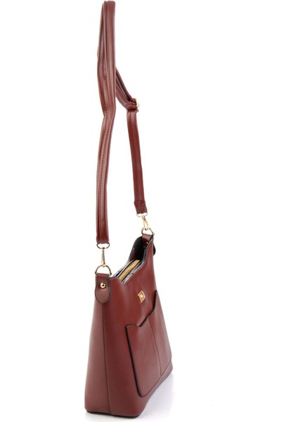 Bordo Kadın Omuz Çantası C06650265909 modelleri