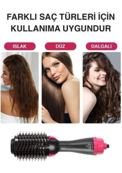 1200 W Hava Üflemeli Saç Şekillendirici ve Düzleştirici, Siyah fiyatları