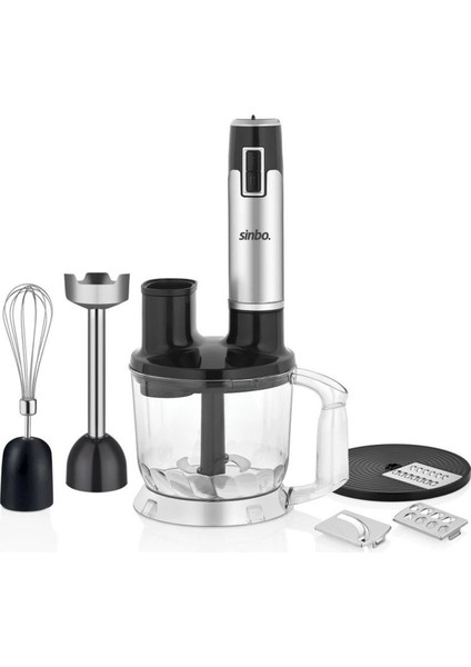 Gri 5 Fonksiyonlu El Blender Seti, Çok Amaçlı ve Kullanışlı Mutfak Yardımı fiyatları