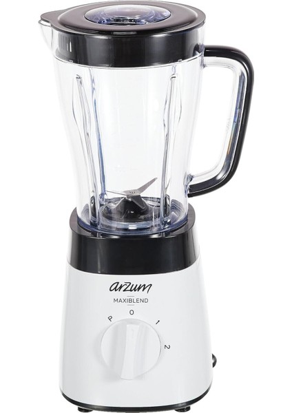 Şeffaf Sürahi Blender, Beyaz, Kolay Kullanım, Dayanıklı, Pratik Tasarım
