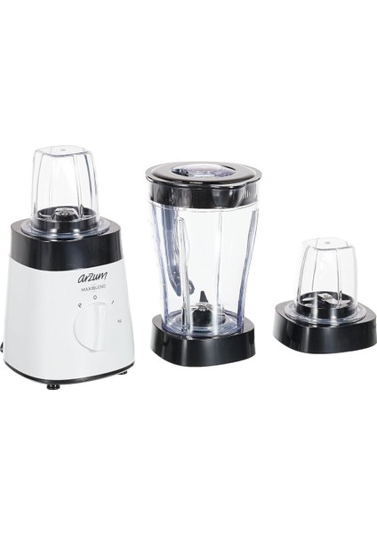 Şeffaf Sürahi Blender, Beyaz, Kolay Kullanım, Dayanıklı, Pratik Tasarım