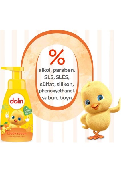 Bfs Dalin Köpük Sabun Mango ve Portakal Kokulu 200 ml fırsatları