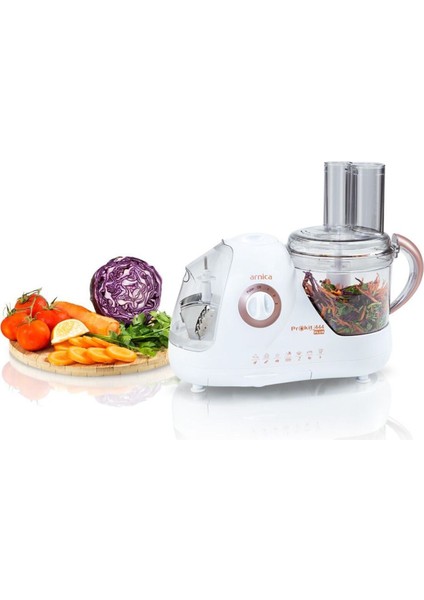 Şık Beyaz Çok Fonksiyonlu Mutfak Robotu, Pratik ve Güçlü Tasarım indirimleri