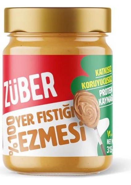 Zuber %100 Yer Fıstığı Ezmesi 315GR