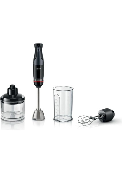 Seri 4 El Blenderi 1000W Siyah Antrasit Ergonomik Tasarım