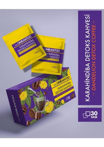 Mrs.ümrantoo Karahindiba Detox Kahve 30 Saşe