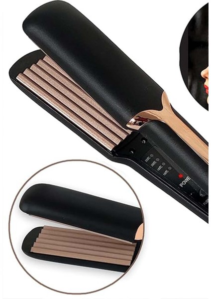 Şık ve Parlak Saçlar Için Yüksek Performanslı Saç Düzleştirici Siyah Renk fiyatları