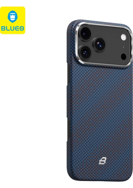 iPhone 16 Pro Max Uyumlu Magsafe Özellikli Suya Çizilmeye Dayanıklı Glided Galaxy Fiber Kılıf