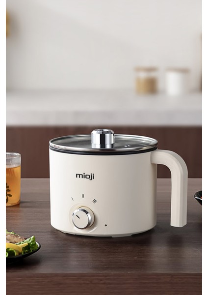 600W Çok Fonksiyonlu Elektrikli Pişirici, 1.8l, Beyaz, Pratik ve Kullanışlı fırsatları