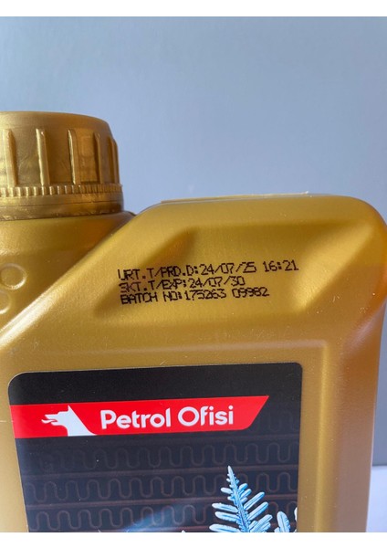 Kırmızı Renk Organik Antifriz 1 Litre (07/2025 Üretim) fiyatları