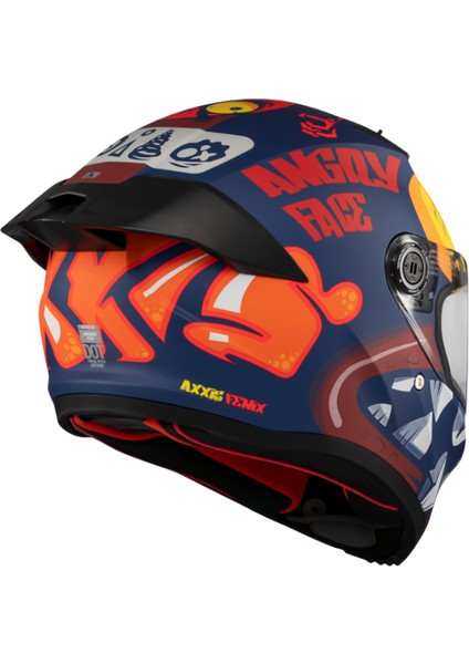 Kapalı Kask Fenix Angry Face C5 Mat Kırmızı modelleri