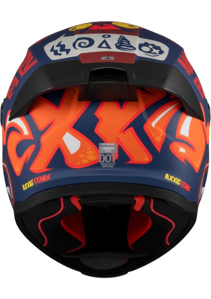 Kapalı Kask Fenix Angry Face C5 Mat Kırmızı fırsatları