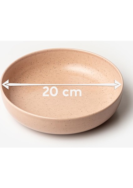 Çok Renkli 2'li 20 cm Kase Seti, Şık ve Dayanıklı Seramik Tasarım fırsatları