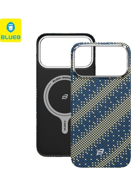 iPhone 16 Pro Max Uyumlu Magsafe Özellikli Suya Çizilmeye Dayanıklı Glided Galaxy Fiber Kılıf modelleri