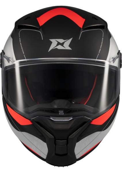 Kapalı Kask Fenix Ork B5 Mat Siyah-Kırmızı modelleri