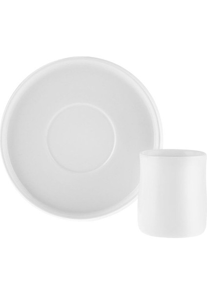 Beyaz 2 Kişilik Kahve Fincan Takımı 80 Ml, Şık ve Kullanışlı Kahve Seti indirimleri