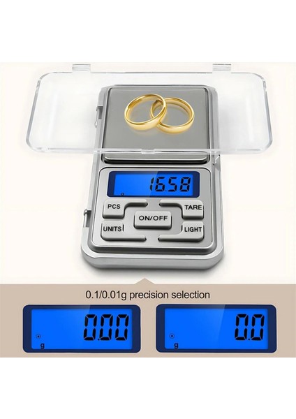 Dijital Mini Tartı, 200 G, 0,01 G Hassasiyet, Taşınabilir, Kullanışlı Terazi fırsatları
