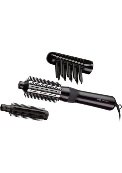3 Başlıklı Saç Şekillendirme Cihazı, Siyah, Hızlı ve Kolay Kullanım