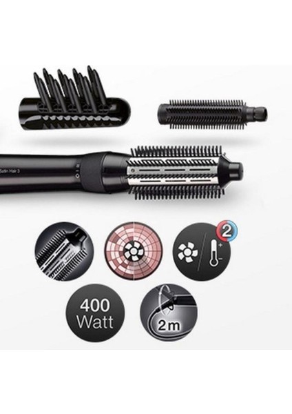 3 Başlıklı Saç Şekillendirme Cihazı, Siyah, Hızlı ve Kolay Kullanım indirimleri