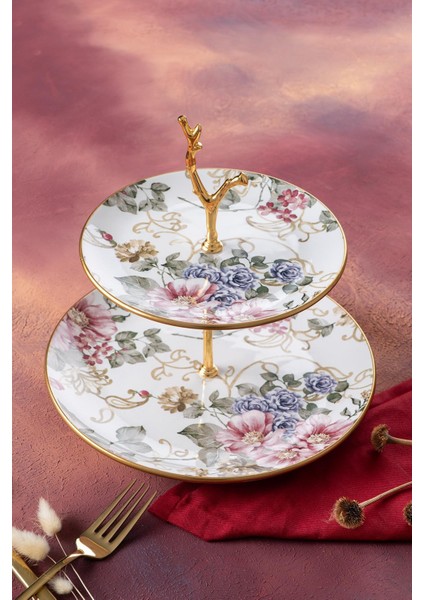 Renkli Katlı Kurabiyelik, Şık ve Fonksiyonel Mutfak Dekoru