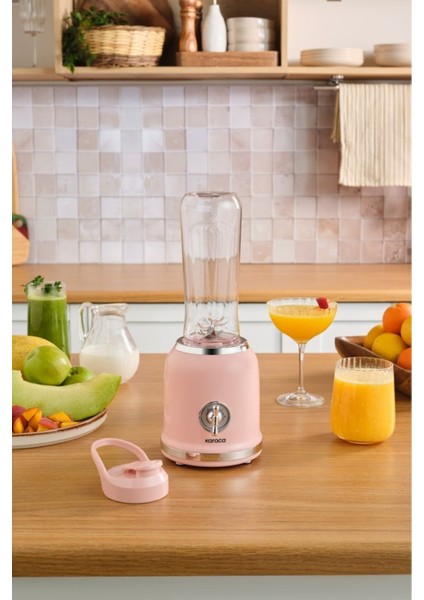 Şık Pembe Kişisel Smoothie Blender, Sağlıklı ve Pratik Kullanım Için Mükemmel
