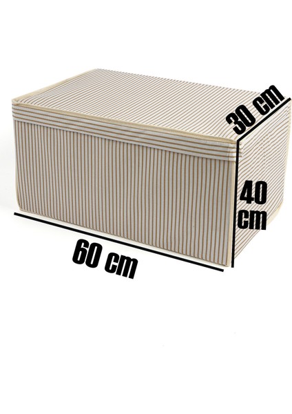 Çok Amaçlı Kutu Hurç Baza Altı Kapaklı Çamaşır Organizer Mega Boy 60X40X30 cm indirimleri