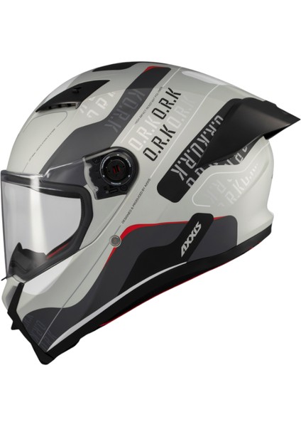 Kapalı Kask Fenix Ork C2 Siyah-Beyaz