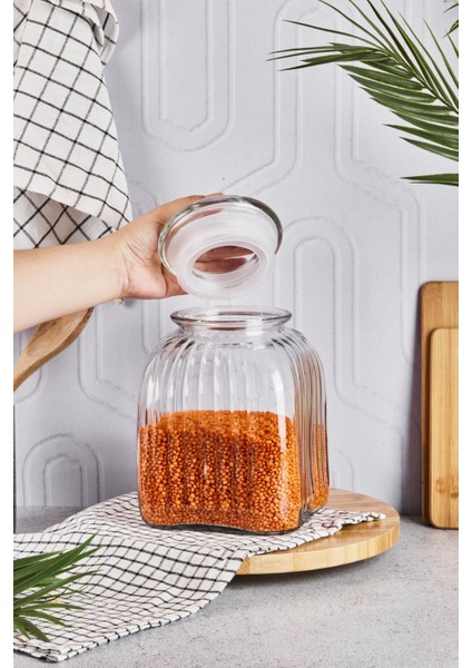 Turuncu 4,0l Cam Saklama Kabı, Sağlam ve Şık Tasarım fiyatları