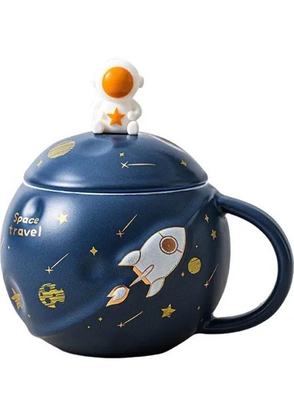 Lacivert Astronot Temalı Kupa, Uzay Hayali Için Mükemmel Seçim fiyatları