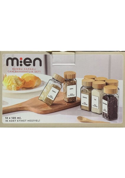 12'li Baharat Kavanozu Seti Hediye Kutusunda, Şık ve Pratik Saklama Çözümü fiyatları