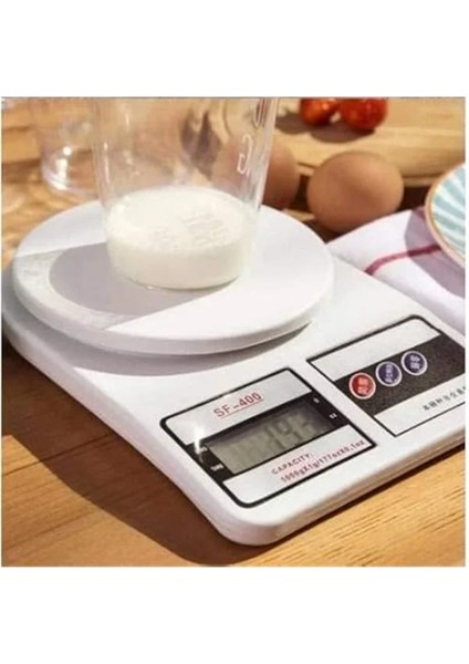 Dijital Mutfak Tartısı, 10 Kg, 1 gr Hassasiyet, Dara Fonksiyonu, Renkli Tasarım fırsatları