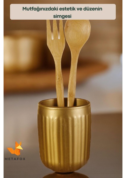 Modern Altın Renkli Tezgah Üstü Şık Kaşıklık, Dekoratif ve Kullanışlı Tasarım modelleri