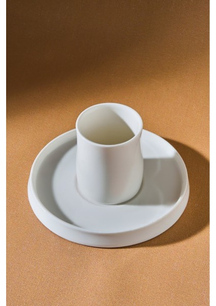 Beyaz 2 Kişilik Kahve Fincan Takımı, 80 Ml, Şık ve Zarif Tasarım fiyatları