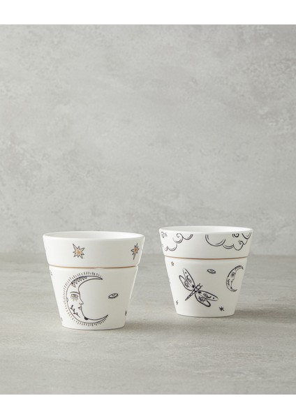 Beyaz ve Altın Detaylı 230 ml Şık Bardak, Uzun Kullanım Garantili, Ideal Hediye Seçenekleri indirimleri