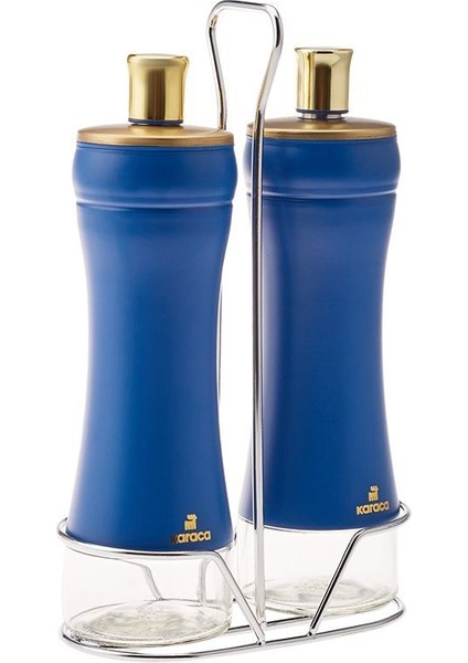 Mavi Cam Yağlık ve Sirkelik, Şık ve Dayanıklı Mutfak Seti