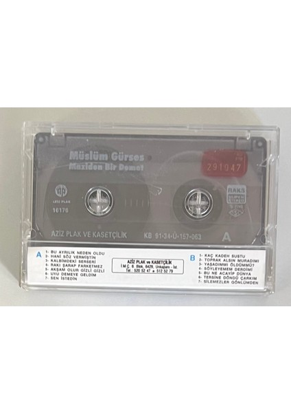 Müslüm Gürses Maziden Bir Demet Kaset (Orjnal 1998 Dönem Baskı Kaset) fiyatları