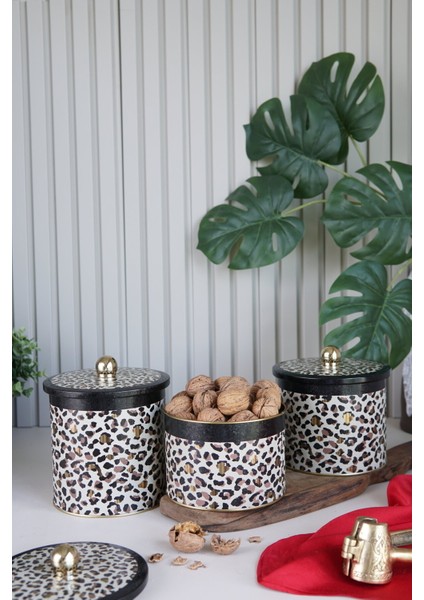 Yuvarlak Kutu Seti, Topuz Kulp, Ø140, 3'lü, Şık ve Kullanışlı Tasarım fiyatları