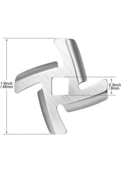 Paslanmaz Metal Yedek Bıçak, Kıyma Makinesi Için 5 Numara Parça fiyatları