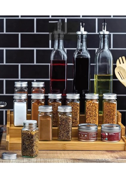 3 Katlı Bambu Stand Organizer, Pratik ve Şık Saklama Çözümü fiyatları