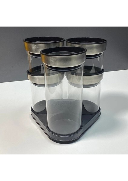 Parlak 6 Parça Cam Baharat Takımı, Şık ve Kullanışlı Mutfak Aksesuarı modelleri