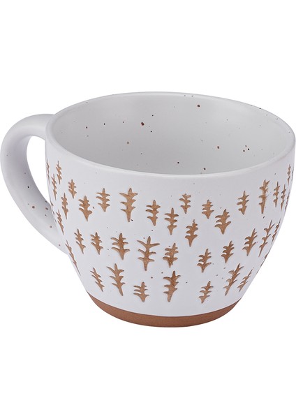 Şık Bej Seramik Kupa 350 Ml, Günlük Kullanım Için Ideal indirimleri