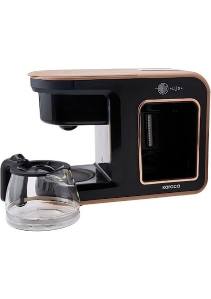 2'li Kahve Makinesi Seti, Türk ve Filtre Kahve Seçeneği, Bej Renk fırsatları