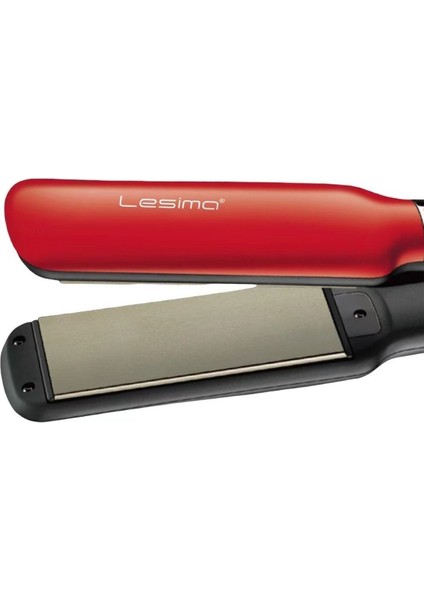 Kırmızı 450 Derece Isı Saç Şekillendirici ve Düzleştirici Maşası modelleri