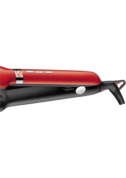Kırmızı 450 Derece Isı Saç Şekillendirici ve Düzleştirici Maşası fırsatları