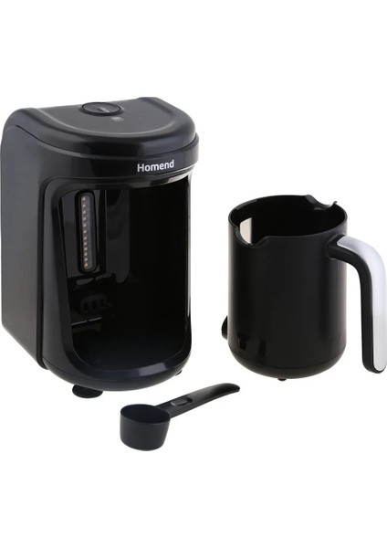 Siyah Türk Kahve Makinesi, Hediye Seti ile Lezzetli Kahveler Keyfi
