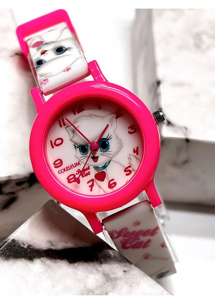 Renkli ve Figürlü Özel Kutulu Çocuk Kol Saati FT.CLS.CK01