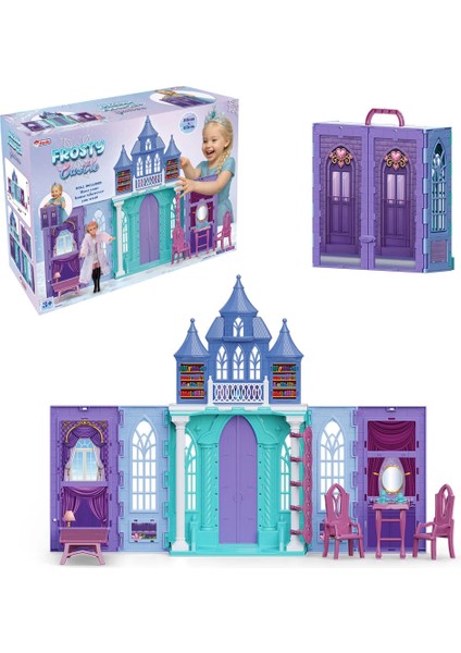 Frozen'nin Muhteşem Şatosu - Ev Oyuncak - Frozen Tatil Ev Seti - Frozen Ev Seti - Karlar Ülkesi Şatosu - Şato Ev Oyuncak Frozen Şato Seti fırsatları