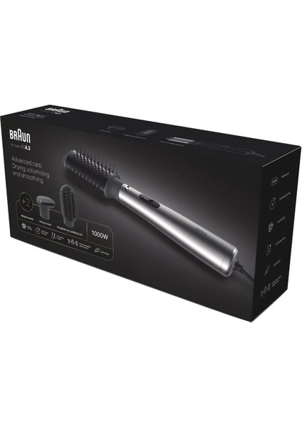 Gri Air Styler 4.3 Iontec Saç Kurutma ve Şekillendirme Cihazı, 3 Başlık modelleri