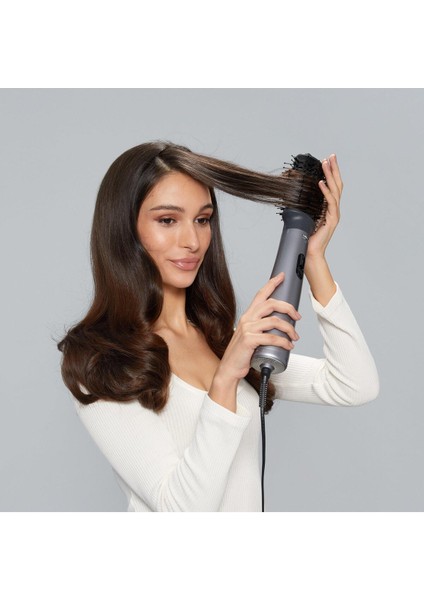 Gri Air Styler 4.3 Iontec Saç Kurutma ve Şekillendirme Cihazı, 3 Başlık